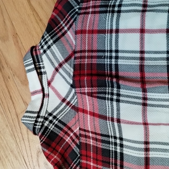 Market & Spruce women's plaid long sleeve button up shirt Sz M - Picture 9 of 14